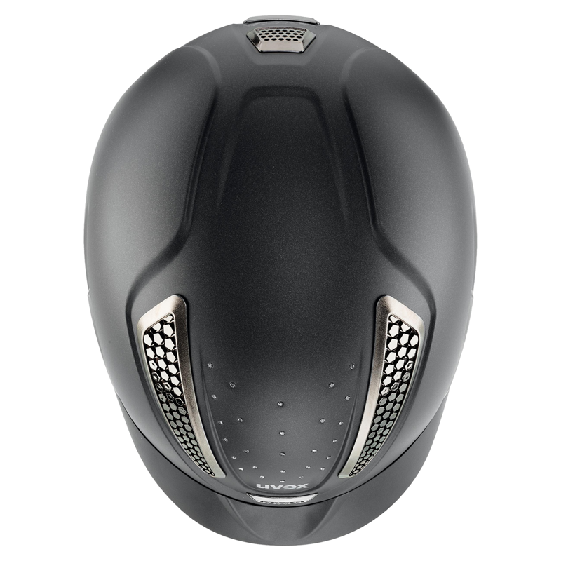 Uvex Perfexxion II Grace Riding Hat - Black Mat-3